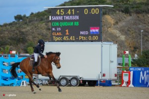 Mijas, Spain - 2016 February 28: during Master 145 competition at CSI2 Mijas at Hipodromo Mijas. (photo: www.1clicphoto.com)